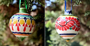 Ornament Sphere Set of 2 Multi-colors