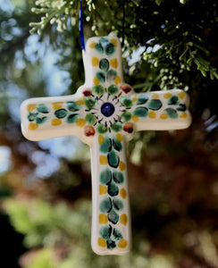 Ornament Cross Set of 3 Multi-colors