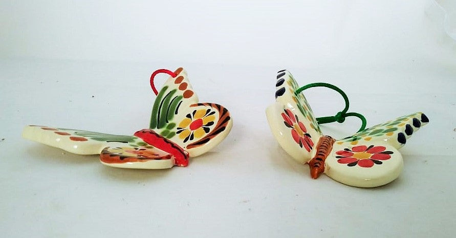 Ornament Butterfly Set of 2 MultiColors