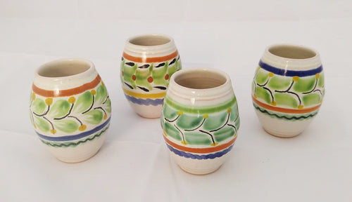 Mezcal Shot Green Set of 4