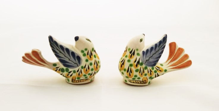 New Bird Salt and Pepper Shaket Set Yellow-Green Colors
