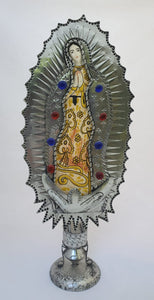 Lady of Guadalupe Brass 18.9" H