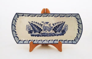 Rabbit Trays Blue and White