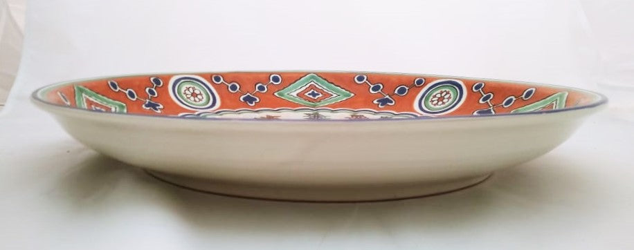 Decorative Platters Peacock Pattern MultiColors