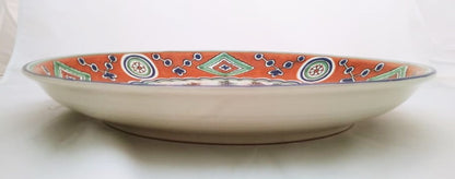 Decorative Platters Peacock Pattern MultiColors
