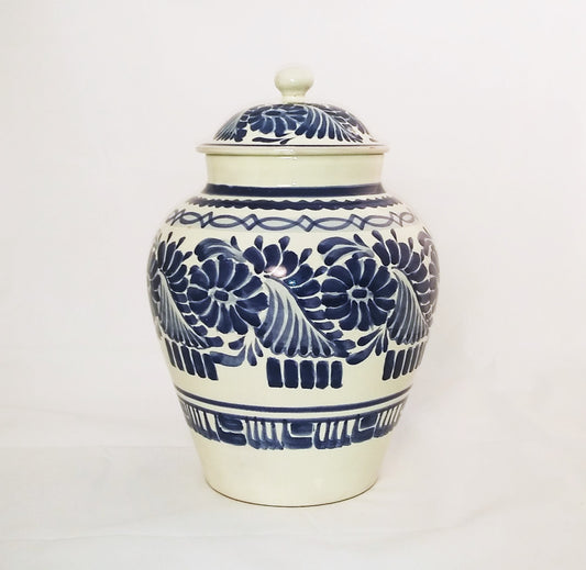 Decorative Vase 11, 13, 15, 16.5" H Blue and White