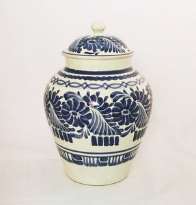 Decorative Vase 11, 13, 15, 16.5" H Blue and White