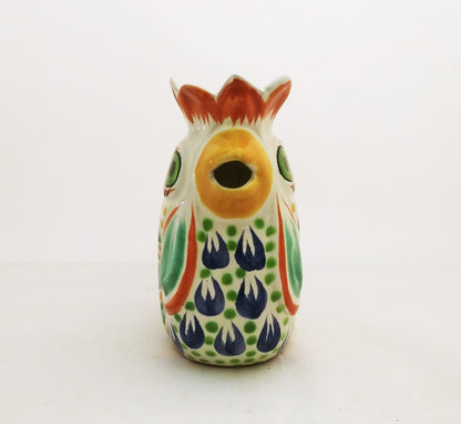 Jarra Rooster Creamer 10 Oz Colores Verde-Azul 