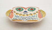 Owl Dish Plate Blue-Yellow Colors