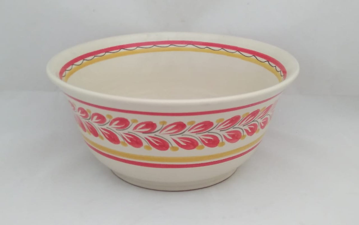 Salad Bowl Red-Yellow Colors