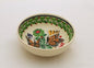 Butterfly Cereal Bowl 16.9 Oz Green-Orange-Black Colors - Mexican Pottery by Gorky Gonzalez