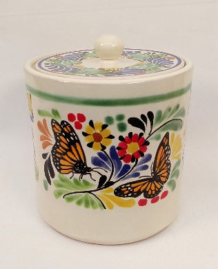 Butterfly Small Ceramic Ice Vase 6.7