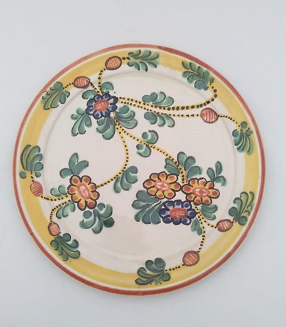 Margarita Set Dish (3 Pieces) Yellow-Green Colors (One Service)