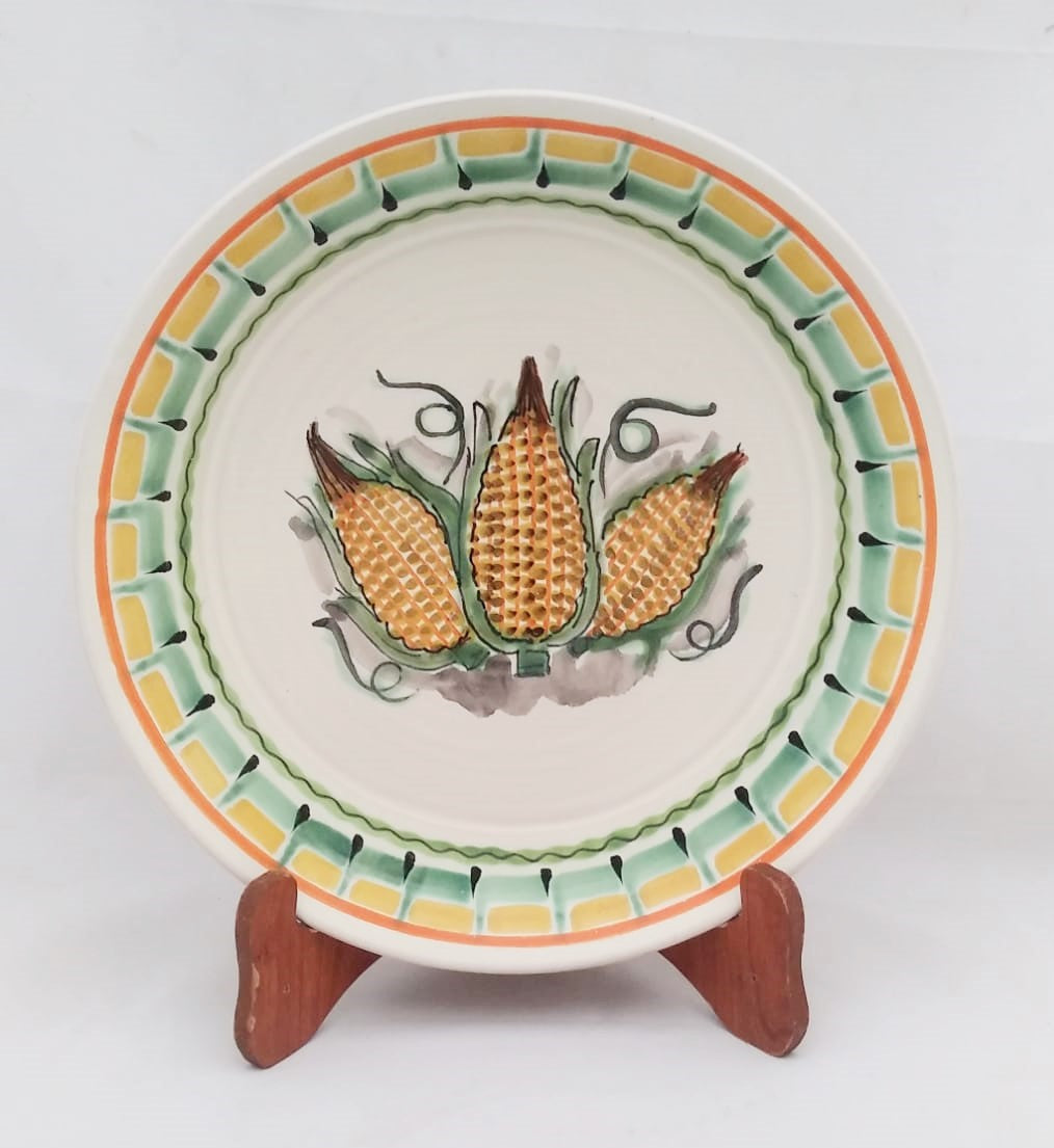 Corn Decorative/Serving Round Platters MultiColors