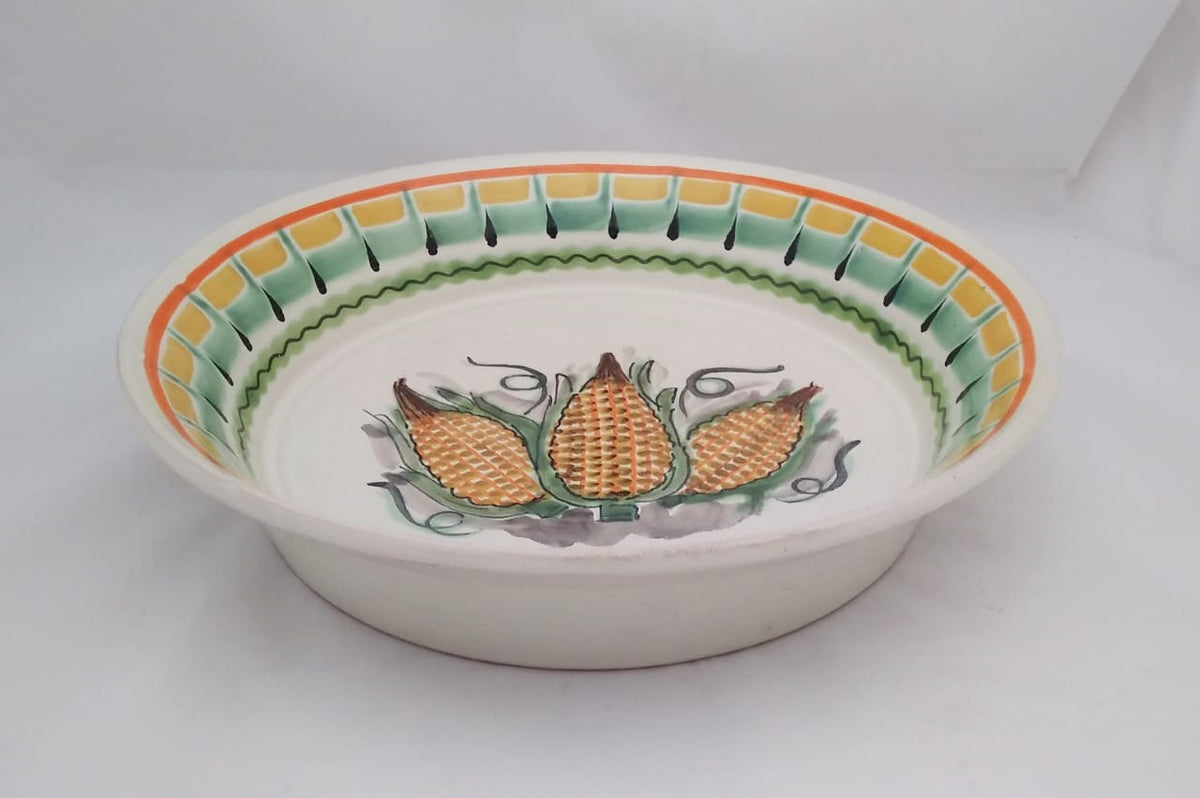 Corn Decorative/Serving Round Platters MultiColors