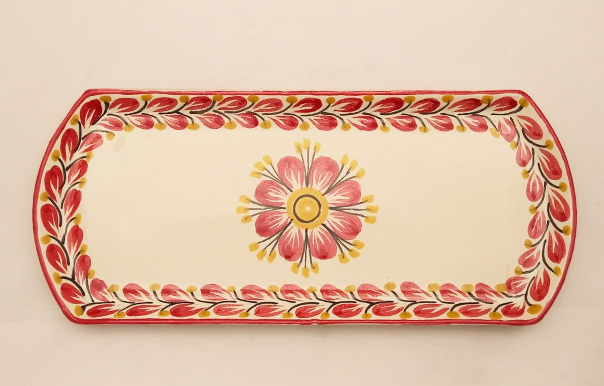 Flower Tray Red Colors