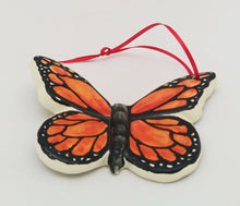 Ornament Butterfly Monarca Orange-Black Colors Set (4 pieces)
