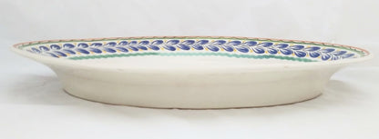 Plato Decorativo / Ovalado para Servir Gallo MultiColors 
