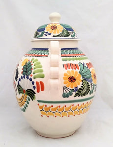 Deer Decorative Vase Large Gto Jar 16.5" H Traditional Multi-colors