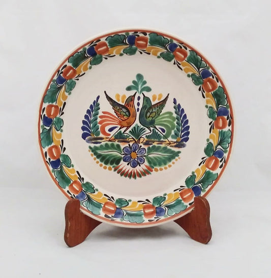 Love Birds Decorative / Serving Deep Round Platters MultiColors