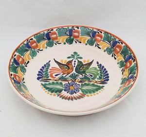 Love Birds Decorative / Serving Deep Round Platters Multi-colors