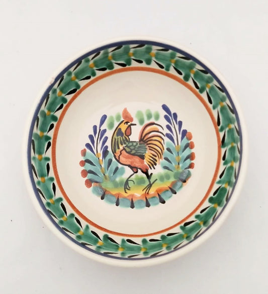 Rooster Cereal/Soup Bowl 16.9 Oz Multicolor