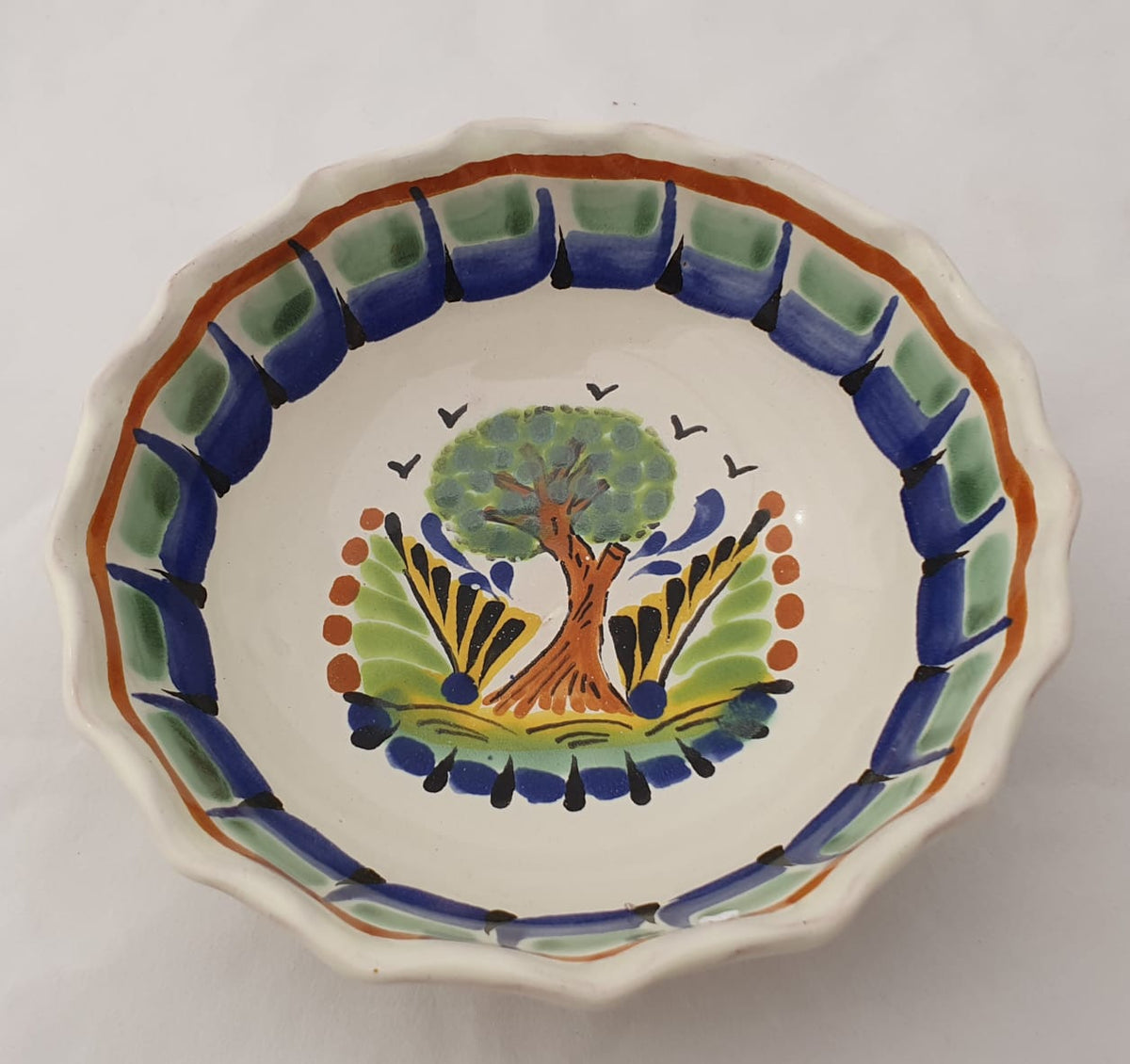 Tree Cereal/Soup Bowl 16.9 Oz Multicolor