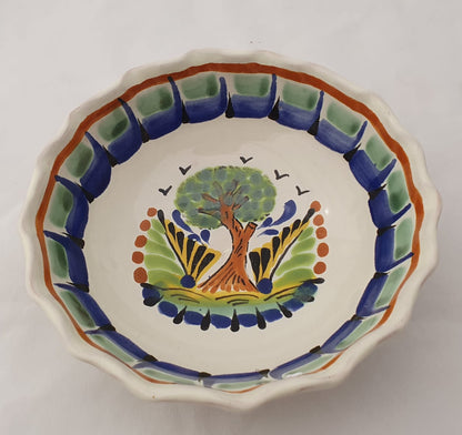 Tree Cereal/Soup Bowl 16.9 Oz Multicolor