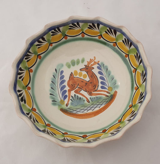 Tazón de sopa/cereal de ciervo 16.9 oz Multicolor 