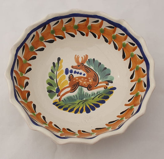 Tazón de sopa/cereal de ciervo 16.9 oz Multicolor 