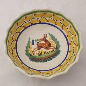 Rabbit Cereal/Soup Bowl 16.9 Oz Multicolor