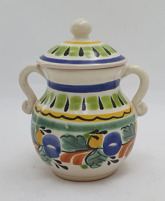 Spice Container 2 Handles 2.6 X 3.7"" Green-Blue