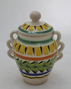 Spice Container  Handles 2.6 X 4.3"" Yellow-Green