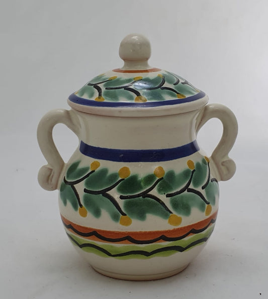 Spice Container 2 Handles 2.6 X 3.7"" Green-Blue
