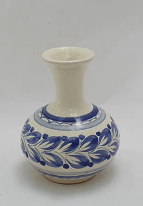 Flower Mini Vase 4.3" Height Blue Colors