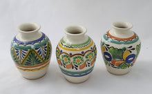 Flower Mini Vase Tibor 4" Height Set (3 pieces) MultiColors