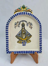 Lady of San Juan AltarPiece 8.9" H Blue-Yellow Colors