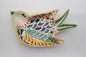 Bird Small Swallow Dish 6.1 X 4.1" MultiColors - Mexican Pottery by Gorky Gonzalez