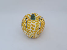 Ornament Apple 3D figure 3 in D x 3 in H Yellow Colors