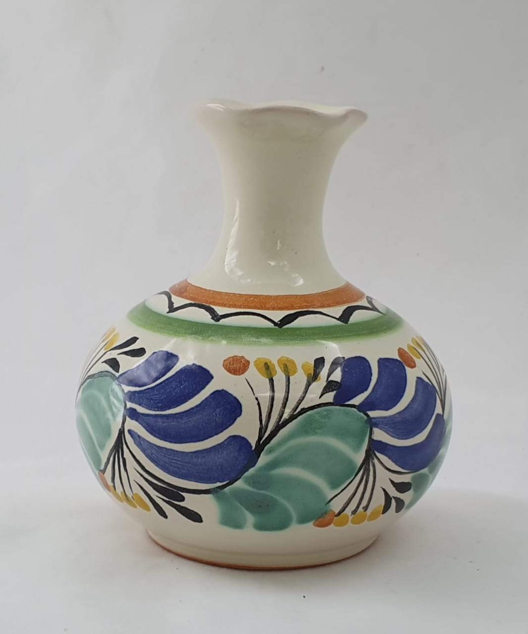 Flower Mini Vase 4.3" Height Set (3 pieces) MultiColors
