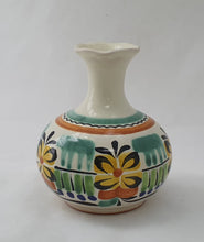 Flower Mini Vase 4.3" Height Green-Yellow