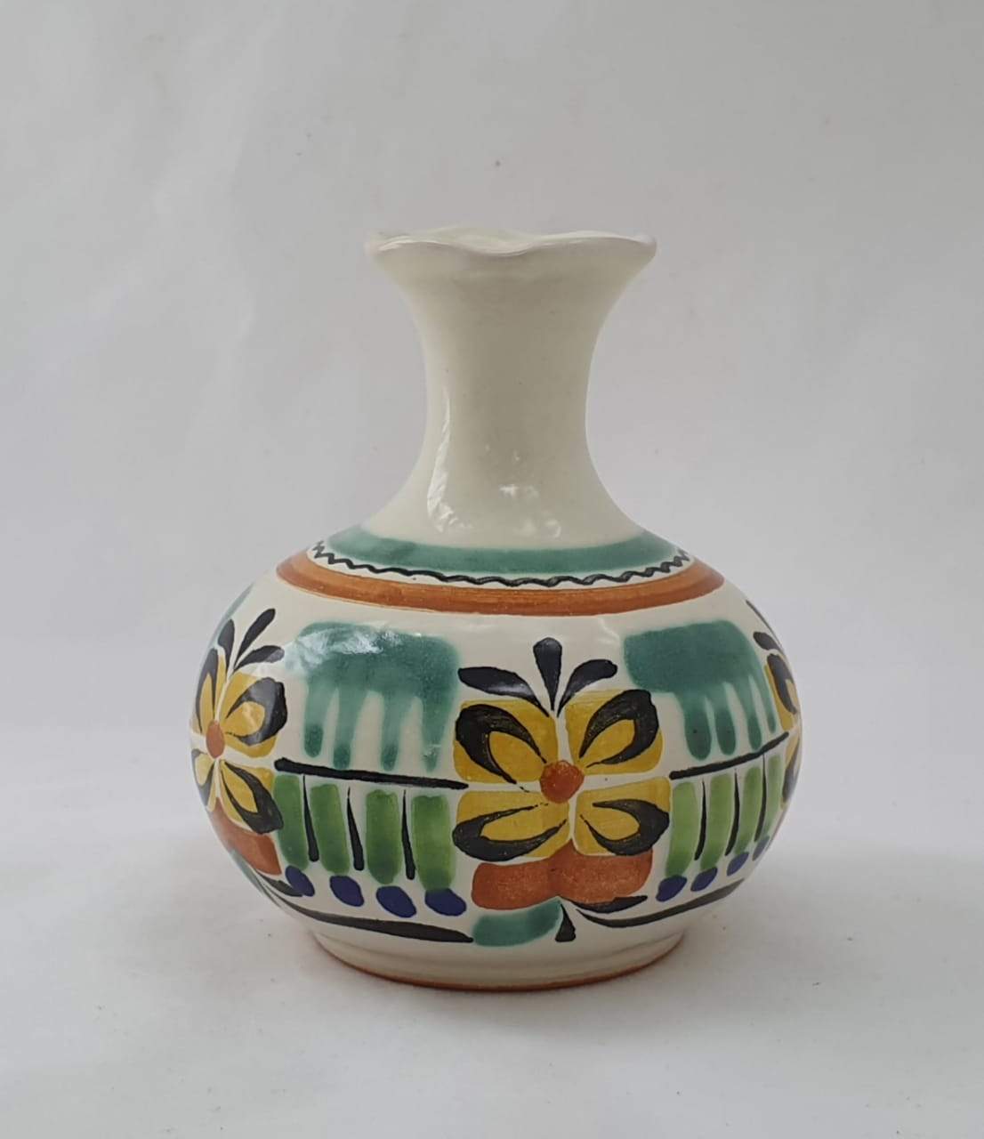 Flower Mini Vase 4.3" Height Set (3 pieces) MultiColors