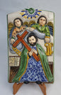 Retablo de San Pedro 13.4 X 8.7" Multicolores 