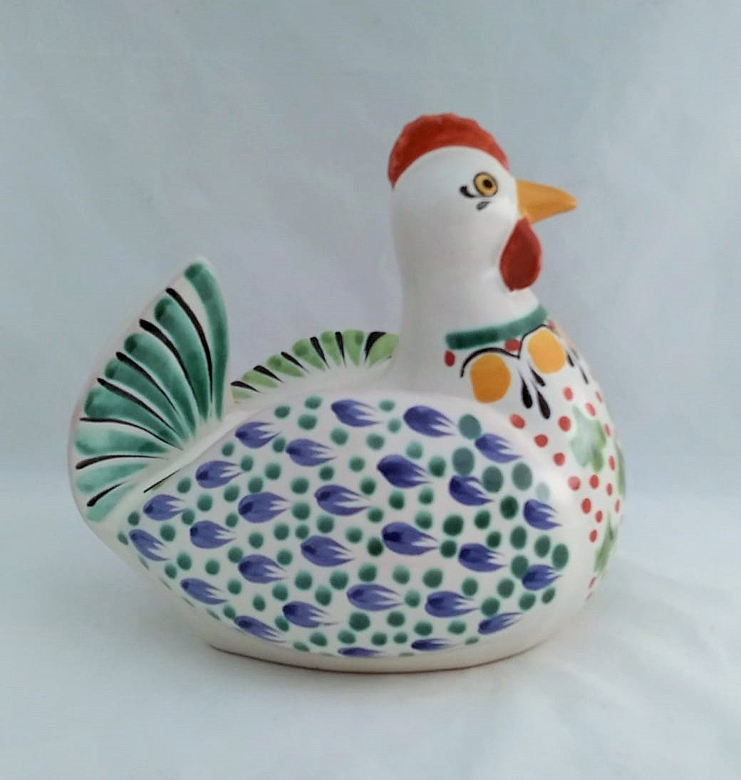 Colorful Ceramic Chicken Egg Holder