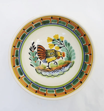 Hen Cereal/Soup Bowl 16.9 Oz Multicolor