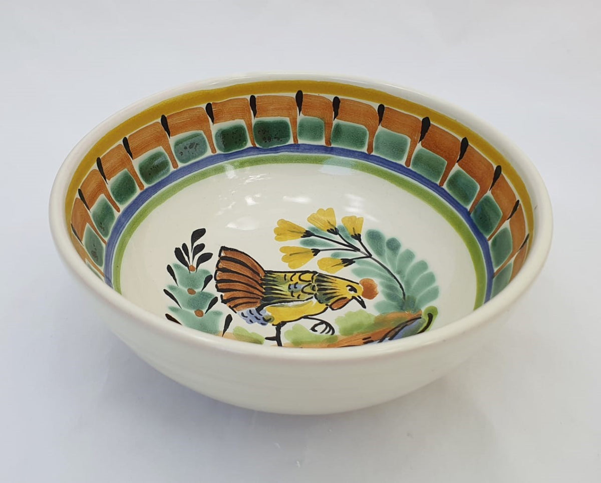 Hen Cereal/Soup Bowl 16.9 Oz Multicolor