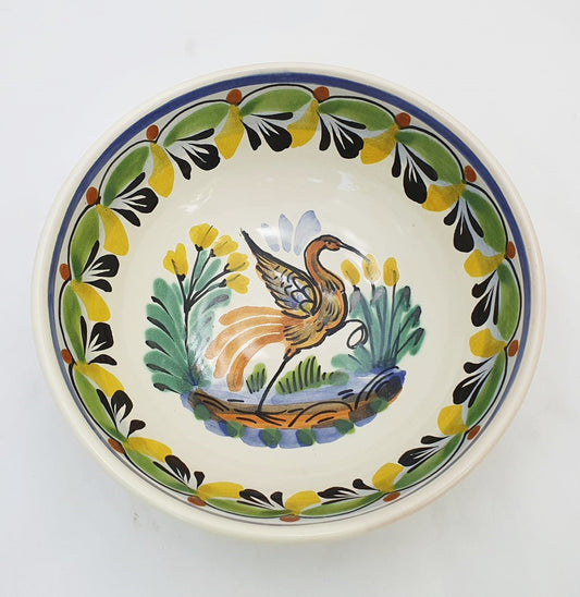 Heron Cereal/Soup Bowl 16.9 Oz Multicolor