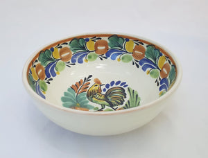 Rooster Cereal/Soup Bowl 16.9 Oz Multicolor