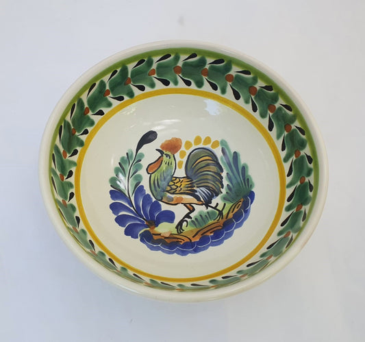 Rooster Cereal/Soup Bowl 16.9 Oz Multicolor