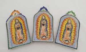 Lady of Guadalupe Decorative AltarPiece MultiColors (Set of 3)